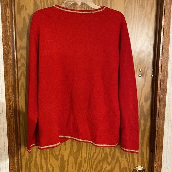 Santa Sweater size XL (16-18) Exclusive of Trim (BT) - Picture 5 of 5